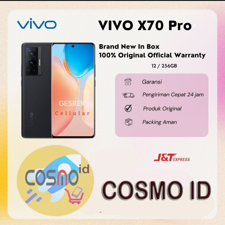 VIVO X70 PRO 12/256 GB RESMI