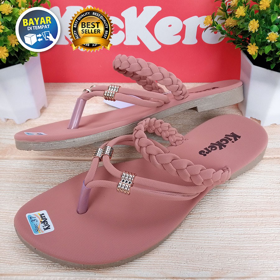 PROMO 6.6 SHOPEE MALL GREAT SALE MURAH LEBAY !! SANDAL WANITA DEWASA JAPIT KLABANG HUMBERG / SAKIPO