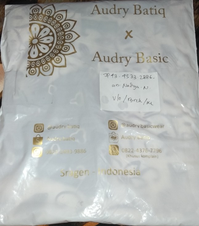 Audry Batik - Vallencia Blouse Batik Wanita Kekinian Batik Moderen Batik Kerja Premium Cantik Kantor