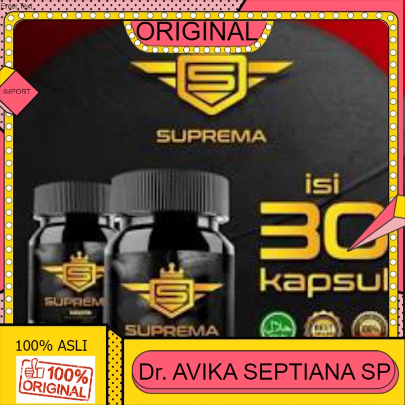 100% ASLI SUPREMA ASLI 100% PEMBESAR MR P ASLI BUKAN KW KW