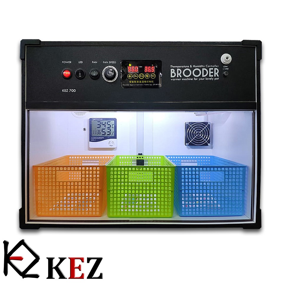 Inkubator box pemanas dengan kelembapan KEZ 700