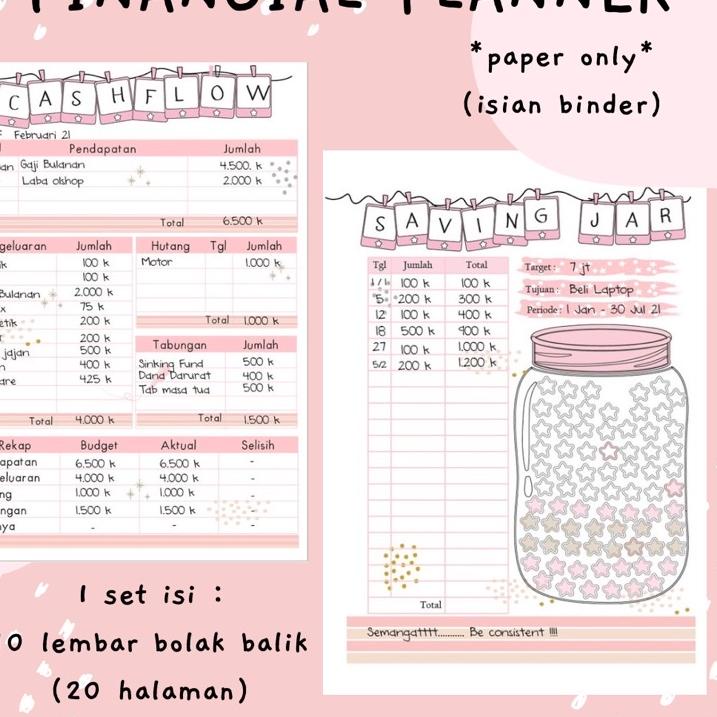 

❄️Trending ISI BINDER FINANCIAL PLANNER CATATAN KEUANGAN Terbaik/(TERBARU)/[Terlaris Today]/STAR/「Stok terbaru」