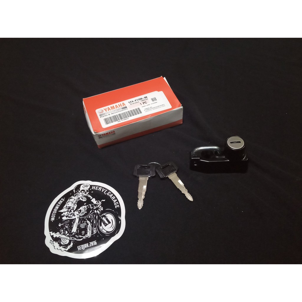 KUNCI HANGER GANTUNGAN HELM ORIGINAL ASLI YAMAHA RX KING RX SPESIAL RXK YT115 V80 V75 FR75 DLL PNP