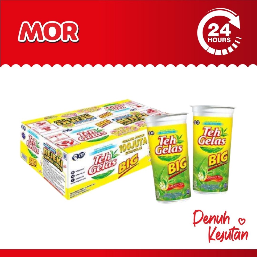 

TEH GELAS Big Cup 300 ml - 1 Dus isi 24s