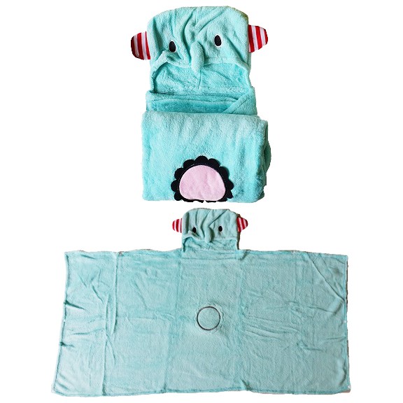 Selimut Handuk Bayi Bertudung Animal Blanket Bath Towel Baby Blanket Towel