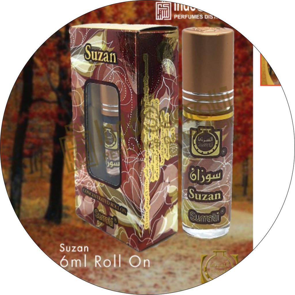 Parfum Suzan 6ml Roll On |Parfum Surrati | Bibit Minyak |  Surrati Perfumes| Original Product | Surrati Factory Holly Makkah KSA