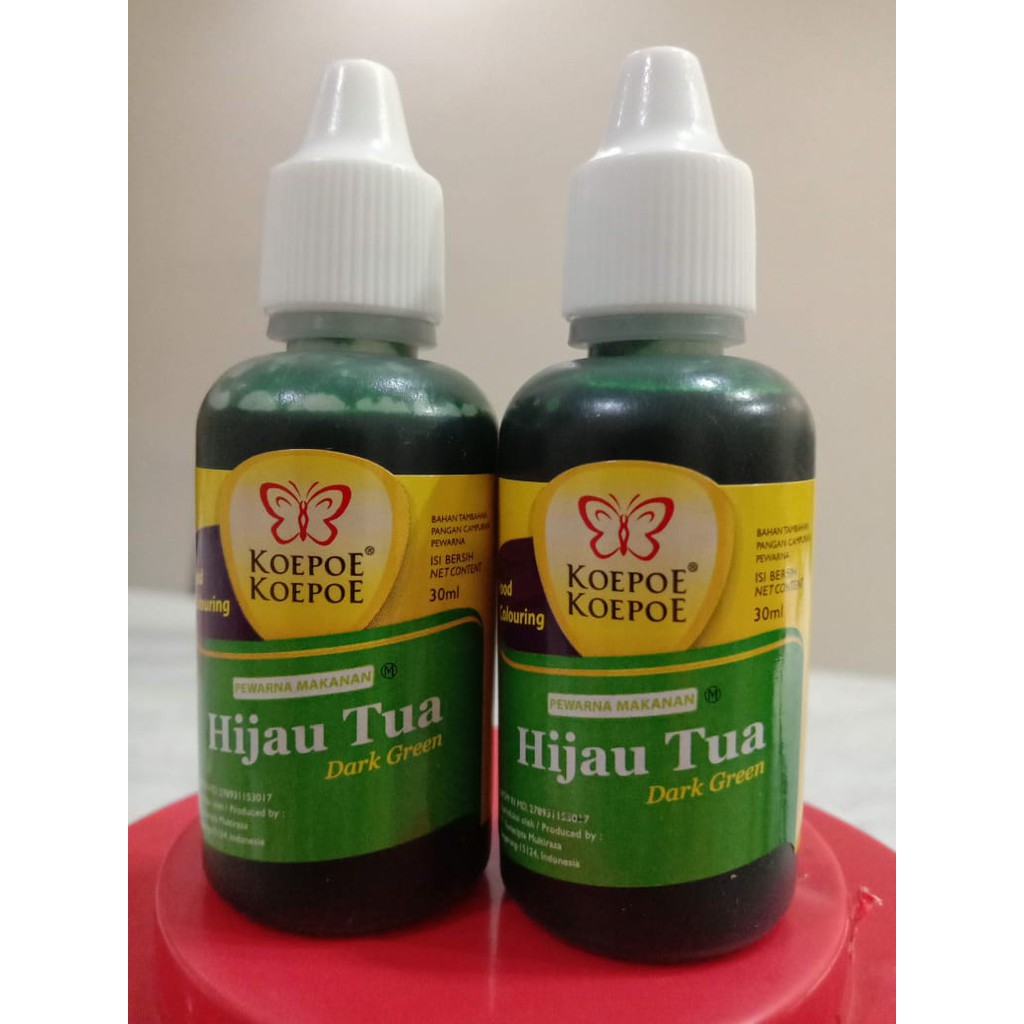 

Koepoe Koepoe Pewarna Makanan Hijau Tua / Dark Green 30 Ml