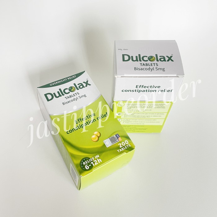 

ORIGINAL MURAH Dulcolax 5mg isi 200 tablet