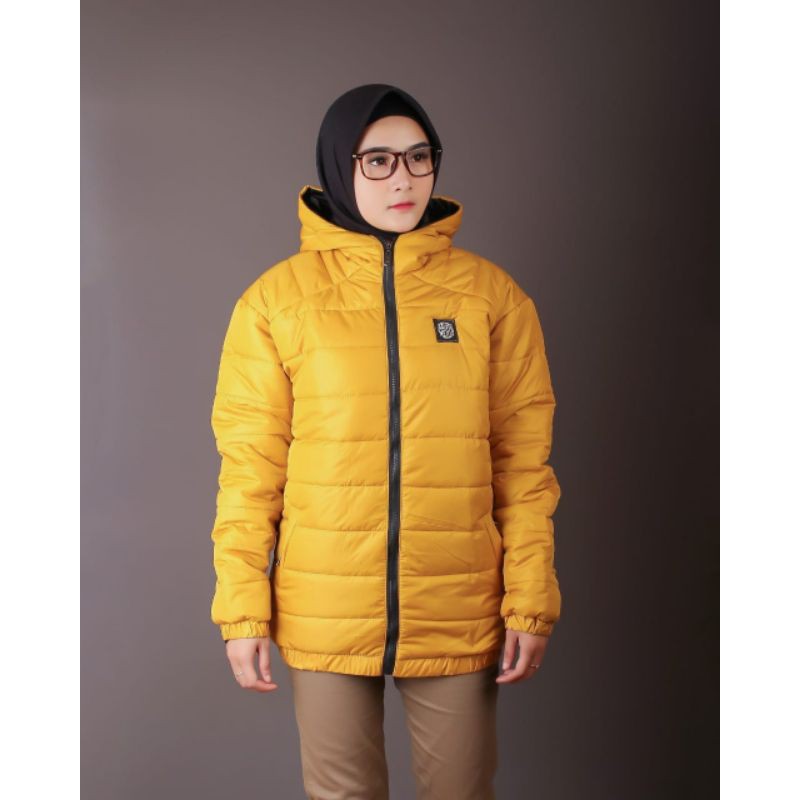 Jaket Puffer Parasut Kembung Tebal - Jaket Musim Dingin Unisex Original SALVIOHEXIA