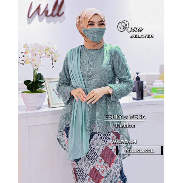 ATASAN KEBAYA AURORA SELENDANG / KEBAYA SELENDANG / KEBAYA PESTA / KEBAYA TUNANGAN / AURA SELAYER