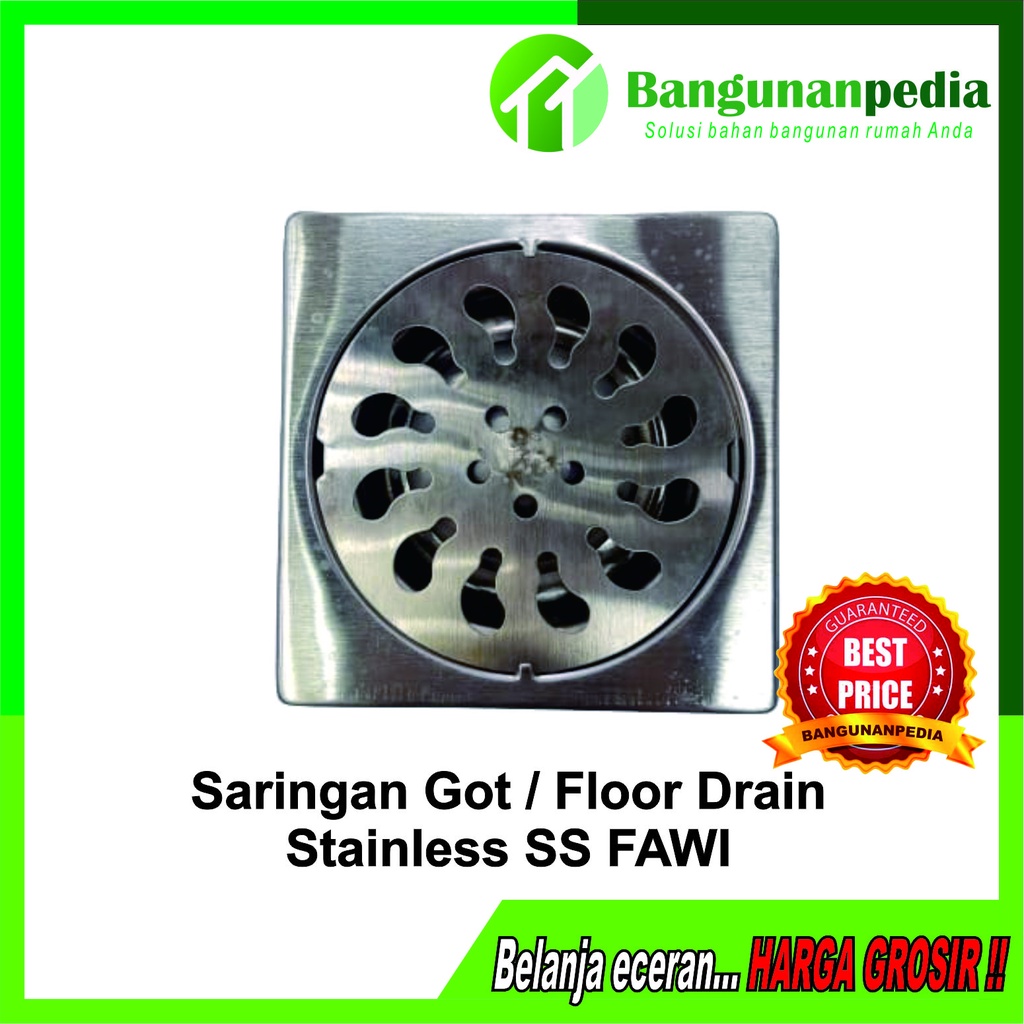 Jual Saringan Got Stainless Floor Drain Fawi Shopee Indonesia