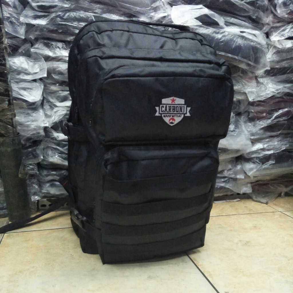 Carboni tas ransel MA00030 jumbo tas punggung backpack original - balck