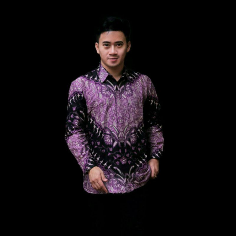 Baju Kemeja Batik Pria Dewasa Murah Lengan Panjang Modern Kondangan Mewah Premium