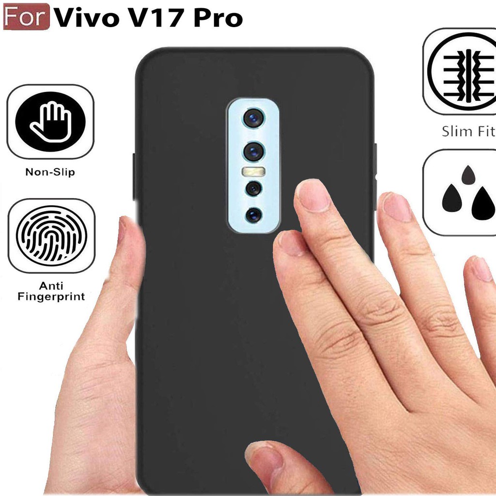 Case Slim Matte Softcase Vivo V17 Pro - Free Tempered Glass