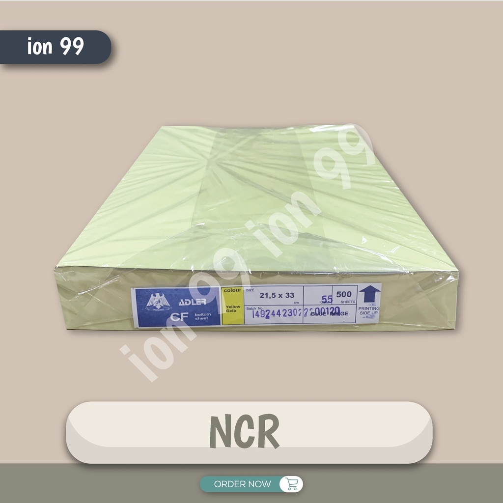 

Kertas NCR Bottom Kuning F4 - Continuous Paper