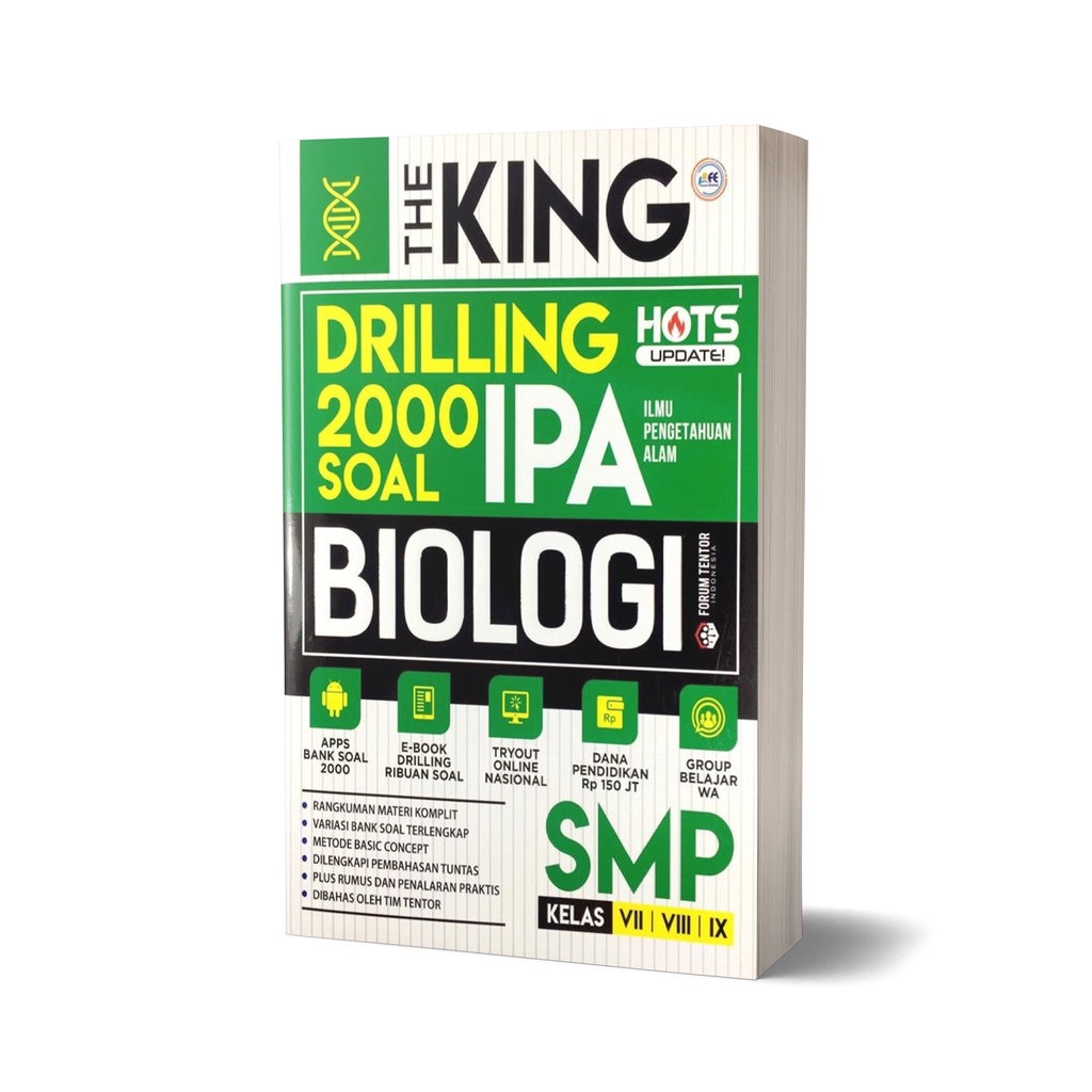 SMA The King Drilling 2000 Soal Kimia Fisika Biologi Matematika Level Hots Update-King Driling BIOLOGI