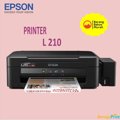 PRINTER SECOND/BEKAS EPSON L210 PRINT SCAN COPY Siap Pakai