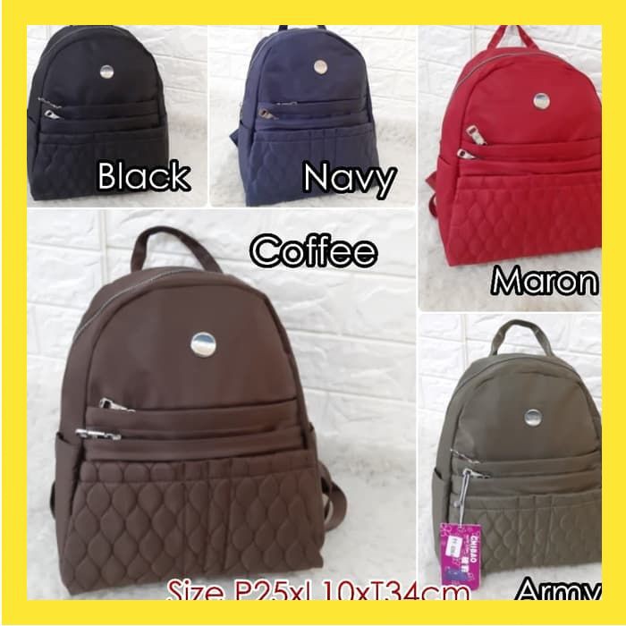 TAS RANSEL WANITA IMPORT CHIBAO BORDIR TERBARU 5 RUANG CANTIK TERMURAH CEWEK FS046