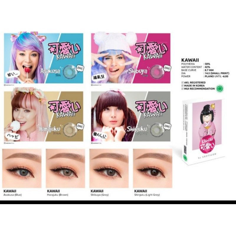 SOFTLENS X2 KAWAI DIA 14.5 MM