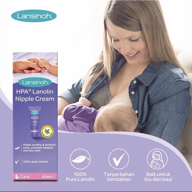 LANSINOH HPA Lanolin For Sore Nipples &amp; Cracked Skin