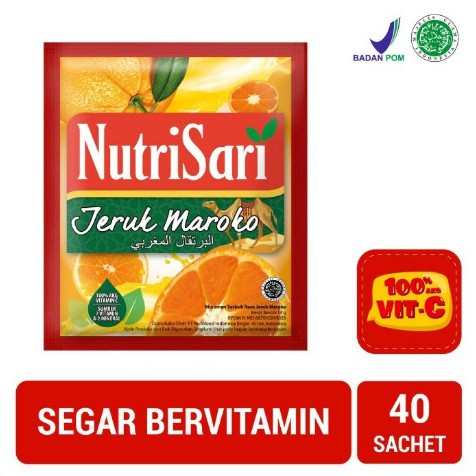 

Nutrisari Jeruk Maroko Kemasan Sachet 1 Renceng