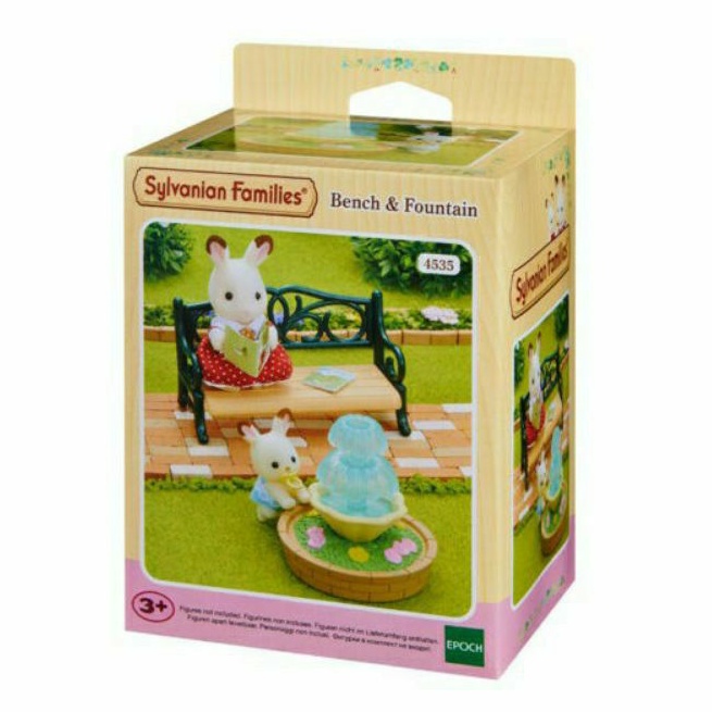 Sylvanian Families Bench and Fountain Sale