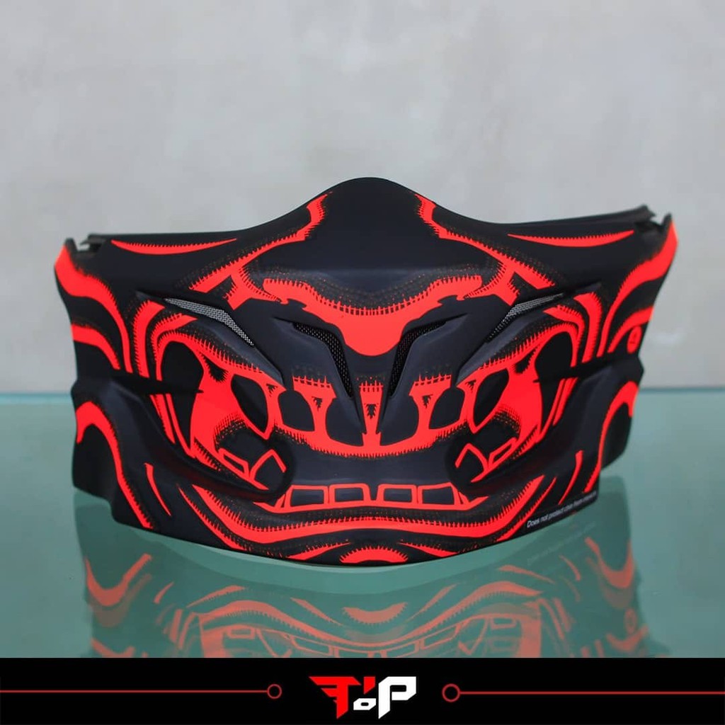 SCORPION EXO COMBAT MASK SAMURAI RED GLOW IN THE DARK