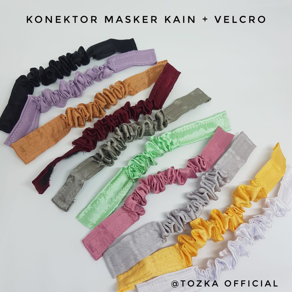 Konektor masker headloop I Tali masker kain premium