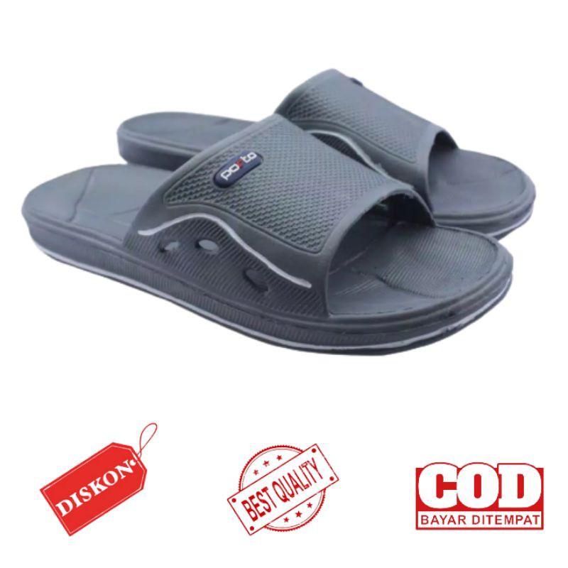Porto 1002 Sandal Selop Karet Pria
