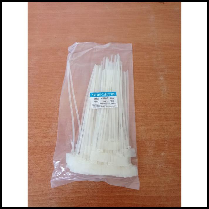 

Label Kabel Ties 20Cm 4X200 Name Tag Lan Tulis Cable Tie Marker 100Pc