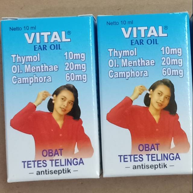VITAL EAR OIL / OBAT TETES KUPING (ANTISEPTIK)