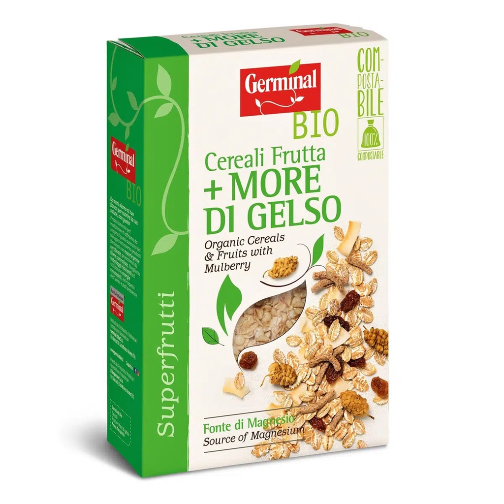 

Germinal Organic Cereals & Fruits with Mulberry, Vegan - 250gr