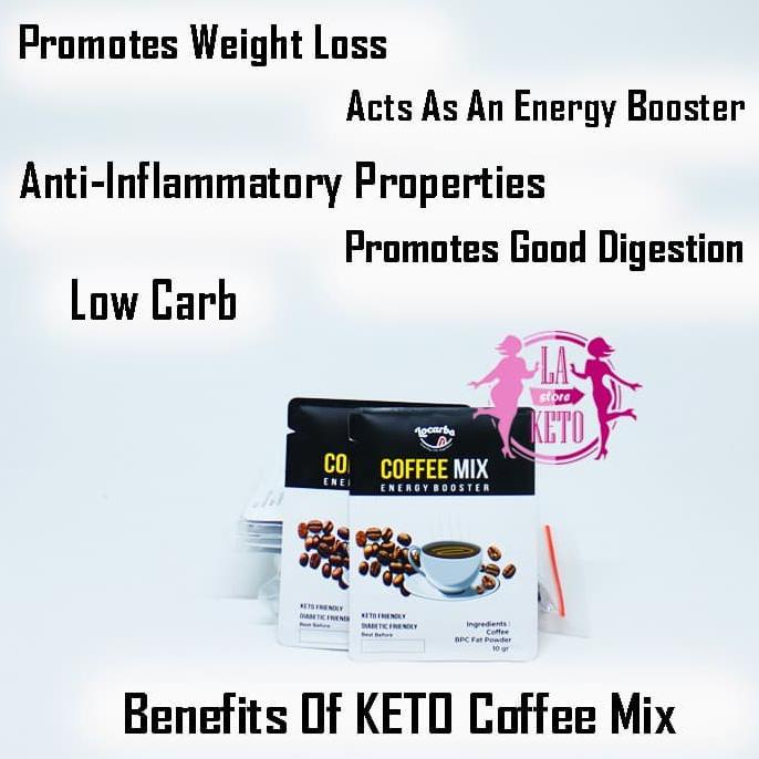 

LA KETO - COFFEE MIX LOW CARB KETOFRIENDLY/5PACK @ 10GR