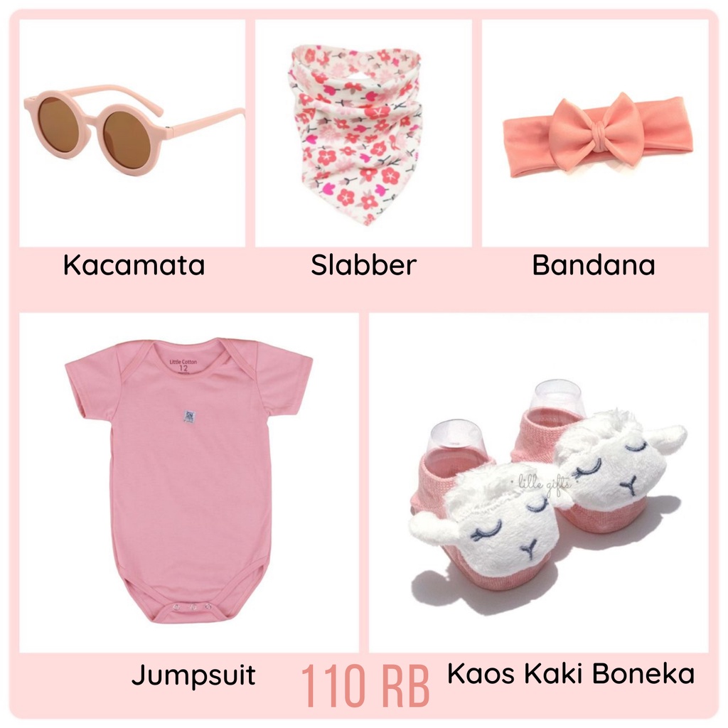 Hampers Bayi Hamper Baby Girl Boy Kado Hadiah Lahiran Perempuan Laki Laki Gift Set Newborn Babygift Perempuan Laki-Laki Parcel Box Kotak Premium Eksklusif Kertas Bungkus Kado Lillegifts Baju Jumper Topi Sepatu Kaos Kaki Bandana Slabber Bib