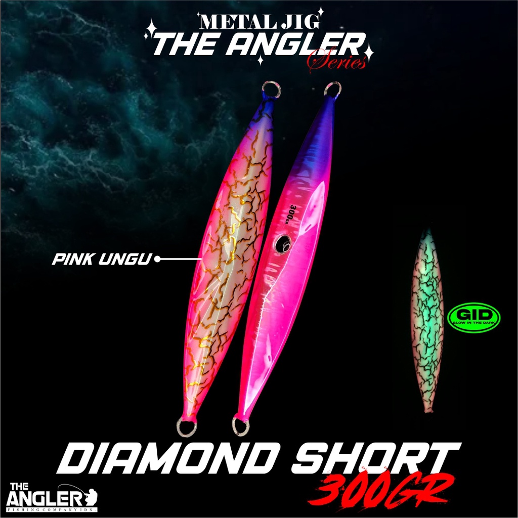 Metal Jig Short Diamond 300g The Angler Series