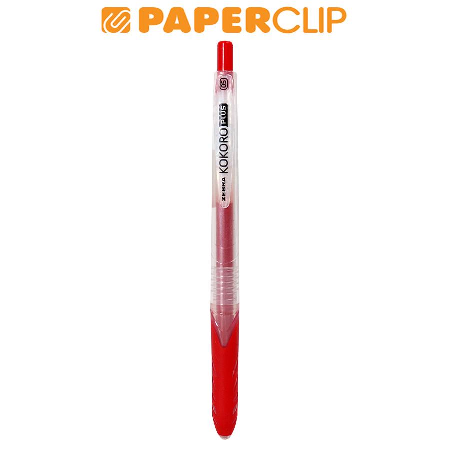 

BALLPOINT ZEBRA KOKORO GEL 05 P RED