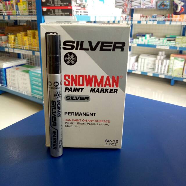 

Spidol Paint Marker Silver (Besar)
