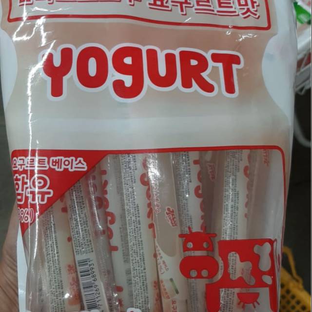 Jelly yogurt straw korea  isi 20 pcs