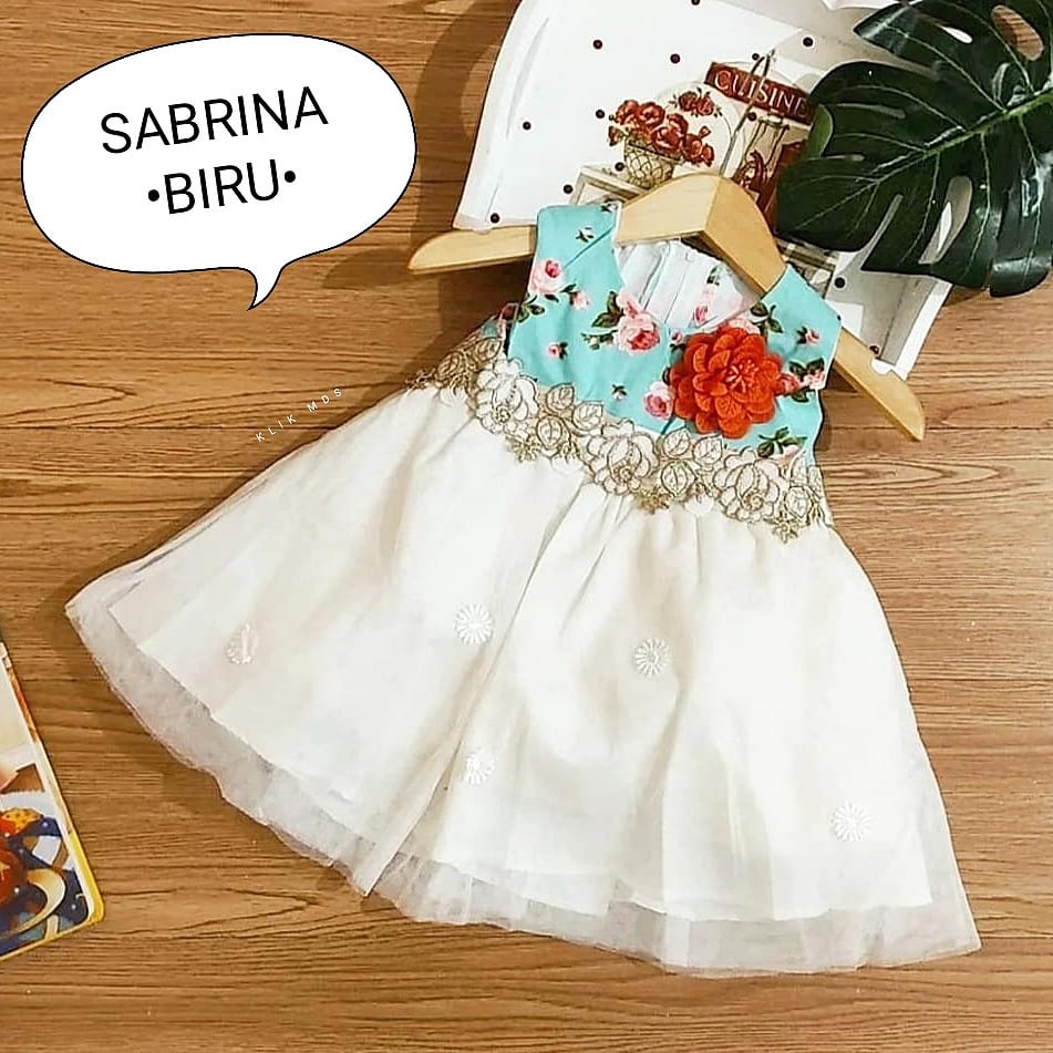 Klik Mds Dress Baju Anak Bayi Perempuan Sabrina 1 Ukuran Usia 2-12 Bulan