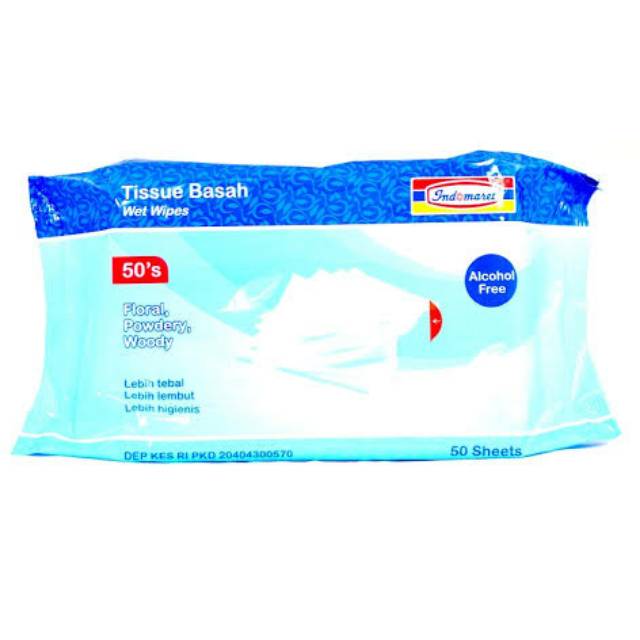 Tissue Basah Indomaret / Indomaret Wet Wipes isi 50 pcs
