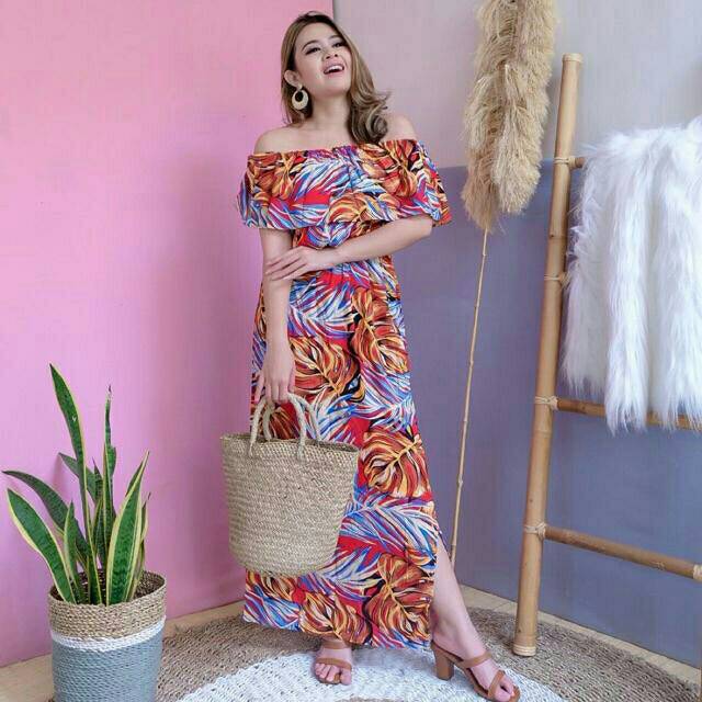 Dress Sabrina Panjang Summer