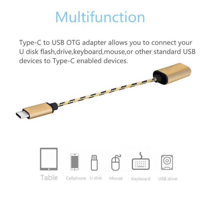 Type c otg cable Kabel Type C Male to USB 3.1 Female OTG   - 669222