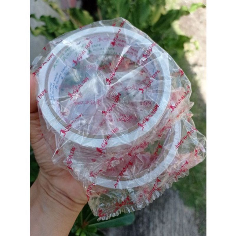 

Double tape 24mm isolasi bolak-balik goal tape 1icnh murah