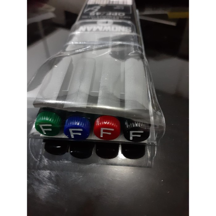

Aman Spidol Ohp Marker Snowman Multifungsi Permanen (Isi 4 Warna) Trendi