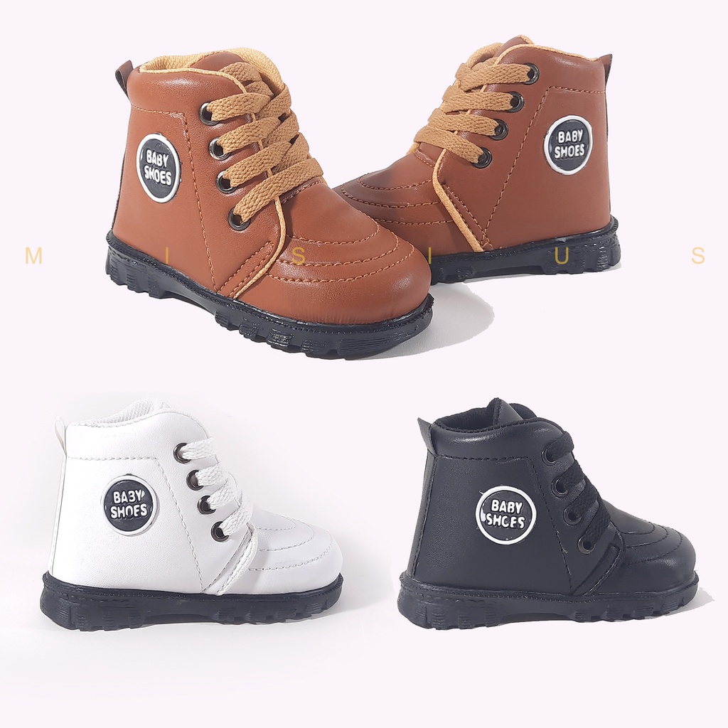 Sepatu Boots Erigooo Anak Sepatu Bayi Perekat Tali