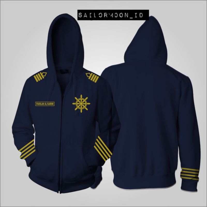 JAKET PELAUT BEBAS DESIGN JAKET SABLON CUSTOM JAKET MARINE JAKET PELAYARAN JAKET JANGKAR JAKET HODIE