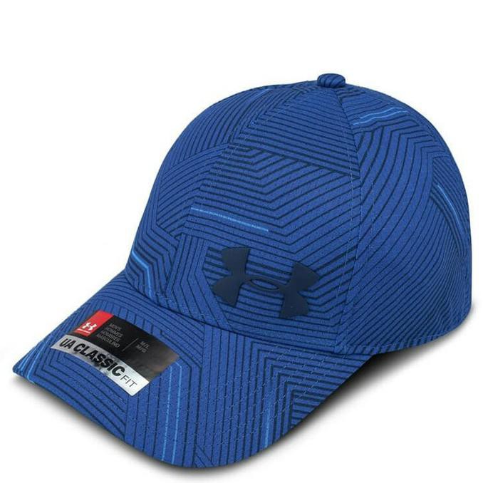 Ready Stok - Original Topi Import Men'S Airvent Core Cap Under Armour Blue