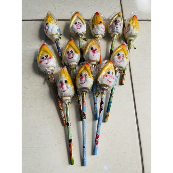 

Pensil raut kepala badut satuan