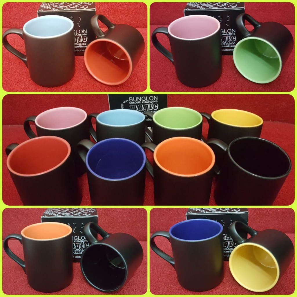 Mug Bunglon Dalam Warna Design Custom