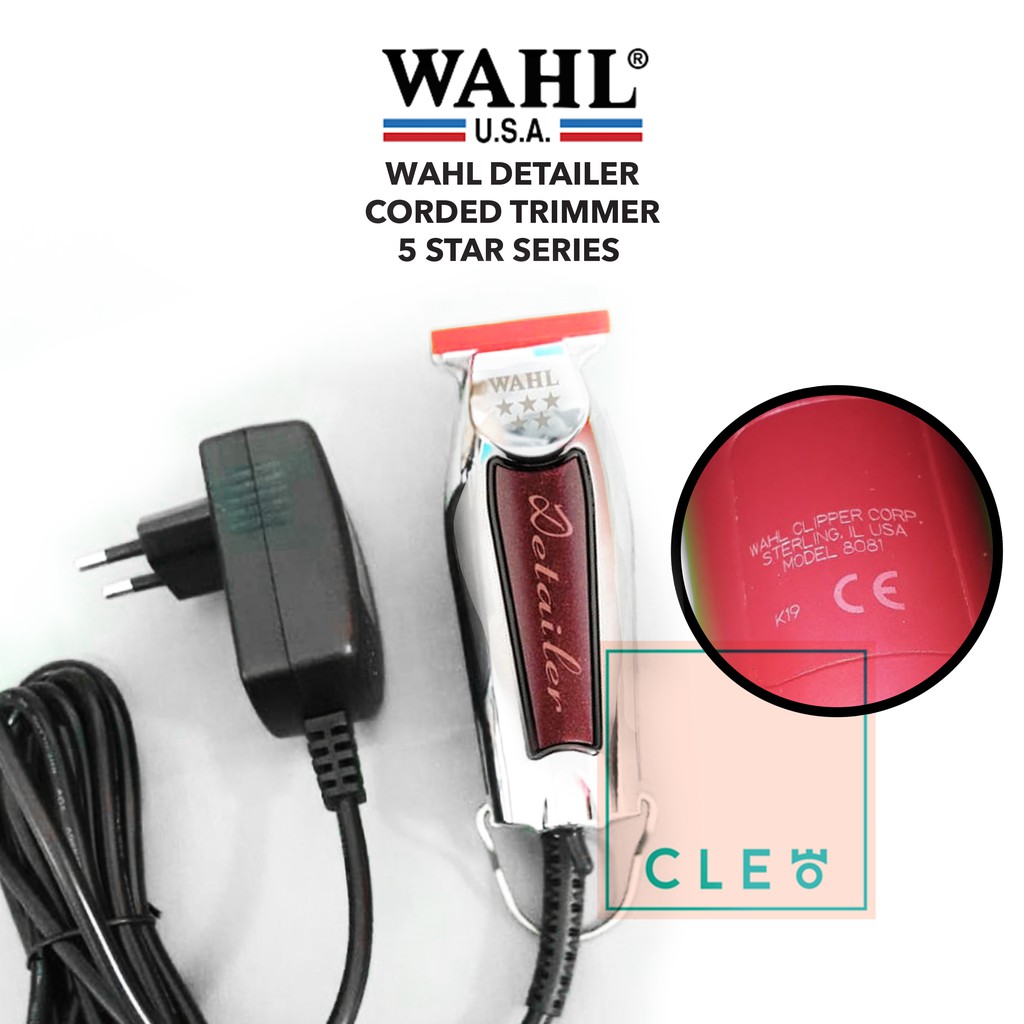 WAHL Detailer Hair Trimmer - Alat Cukur Penipis Rambut - 100% Original